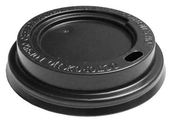 Крышка к стакану TL90 см бел, черная (носик)