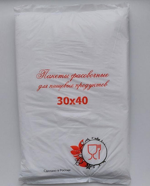 Фасовочный пакет 30х40/9 ПНД