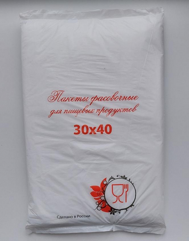 Фасовочный пакет 30х40/9 ПНД